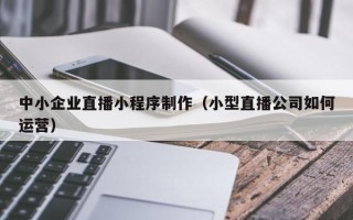 舞钢中小企业直播小程序制作（小型直播公司如何运营）